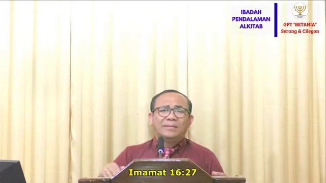 IBADAH PENDALAMAN ALKITAB, 04 NOVEMBER 2021- Pdt. Daniel U. Sitohang. смотреть онлайн