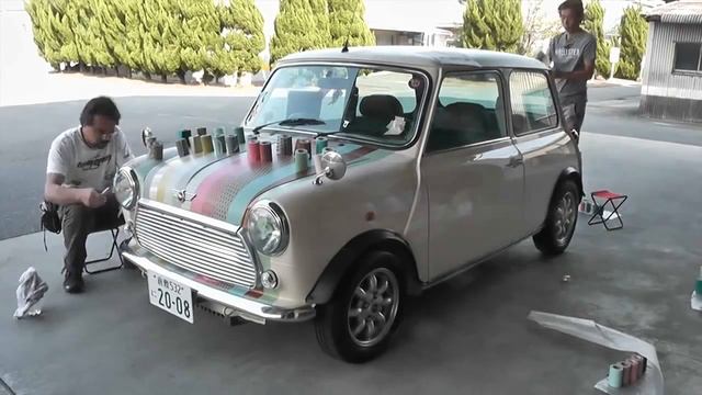 Декор автомобиля - цветной дизайнерский скотч Masking Tape смотреть онлайн