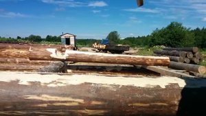 Настоящая Ручная рубка Дикого Сруба. Освежаем память предков...