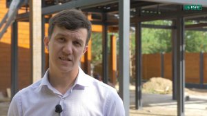 Навес с плоской кровлей