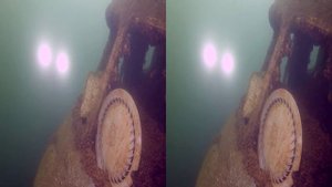 Подводные объекты Новомичуринского водохранилища - смотреть на 3D телевизоре