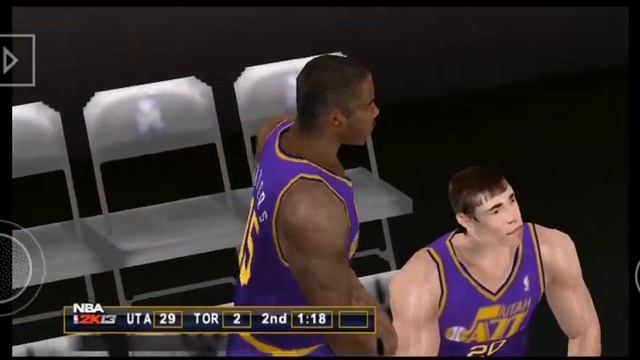NBA 2K13 (USA) - PPSSPP (traded to Jazz, My Career, Jazz vs Raptors) смотреть онлайн
