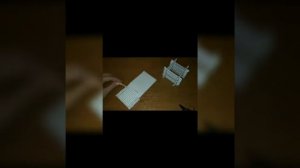 Сказочный домик из ватных палочек/своими руками