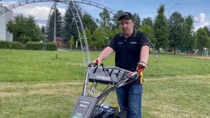 Цеповая косилка для высокой травы CAIMAN Rolo 390C