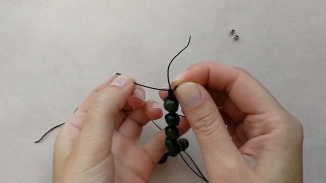 Мастер-класс. Браслет шамбала. Нефрит. Своими руками. Handmade. Bracelet. смотреть онлайн