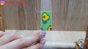 ? Фенечка с АВОКАДО из бисера/Фенечка из бисера на станке/Простые браслеты из бисера/Beaded bracele