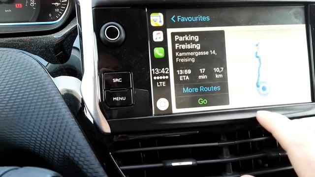 Peugeot 2008 CarPlay iPhone 5s смотреть онлайн