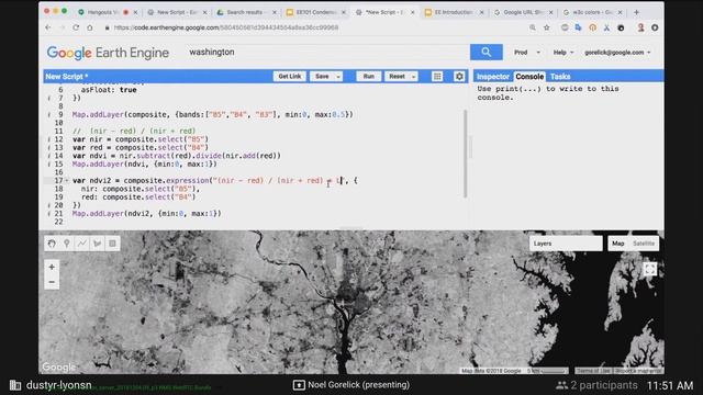 Earth Engine 101 - Javascript, Images, Collections, Map and Reduce смотреть онлайн