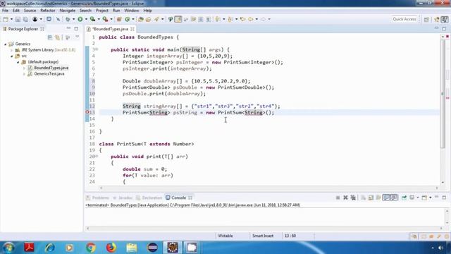 Java Collections and Generics 8 | Bounded Types | Part 2 смотреть онлайн