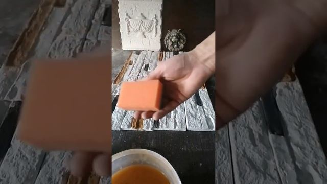 покраска декоративного камня сланец классический