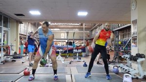 Денисов Иван Армейский рывок гири 36 кг. Онлайн турнир по гиревому спорту.