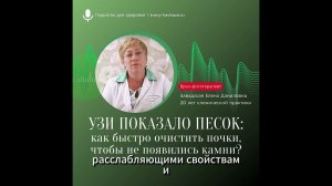 Как очистить почки, чтобы не появились камни? Подкаст с фитотерапевтом
