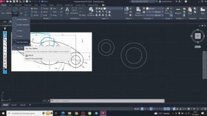 AutoCAD 2024 Dersleri -Çember Çizim Örneği (TAN TAN RADIUS-CIRCLE -Snap Çeşitleri)