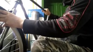 Предварительная сборка СССР велосипеда ХВЗ своими руками