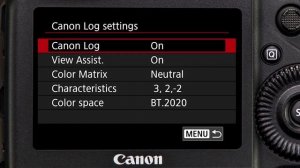 Canon EOS 1D X Mark III - 07 Codec Options