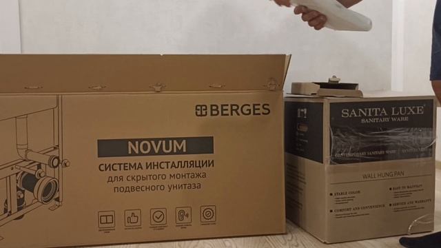 Распаковка — Унитаз подвесной Sanita Luxe Attica SL DM ATCSLWH0104 смотреть онлайн