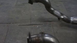 Выхлоп Audi A6 2.7 biturbo exhaust