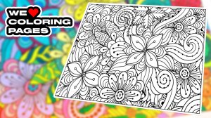 #41 Цветы Анти-Стресс Раскраска | МЫ ❤️ РАСКРАСКИ