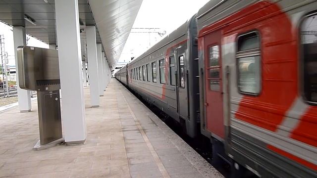 Отправление первого поезда Санкт-Петербург - Сухум с нового Восточного вокзала в Москве