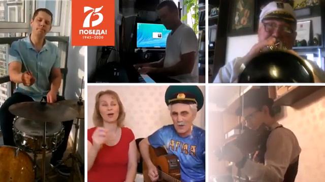 К 75-летию Победы! 'Пора в путь дорогу', группа 'Агма' и 'Сибирский диксиленд'.