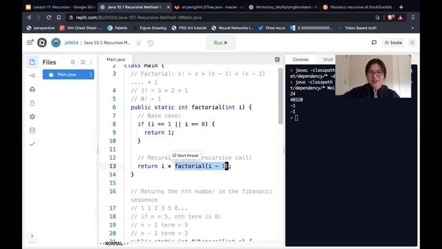 Java Session 11: Recursion смотреть онлайн