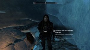 Serana Dialogue Add on :  Serana asking what drives my character.