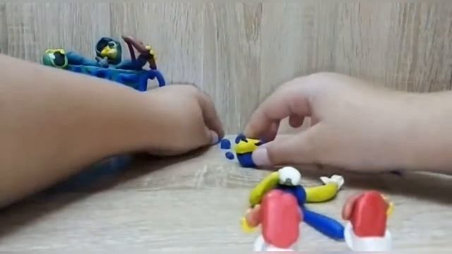 Соник из пластилина #соник #видеолепка