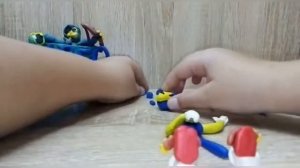 Соник из пластилина #соник #видеолепка