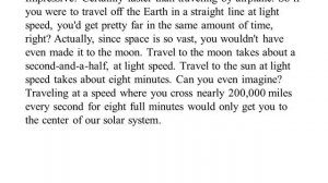 Which of the following is a reason why astronomical distances are measured in light years?