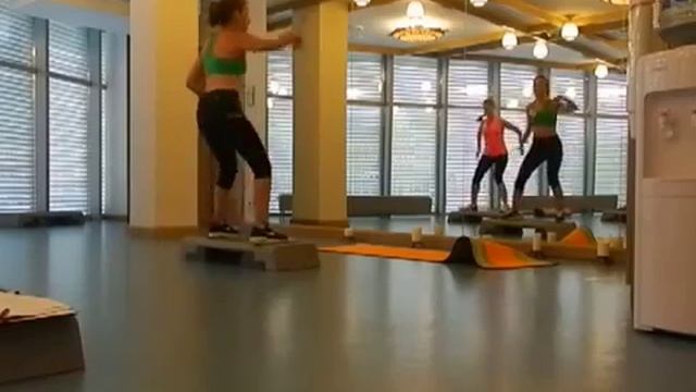 Степ аэробика смотреть онлайн