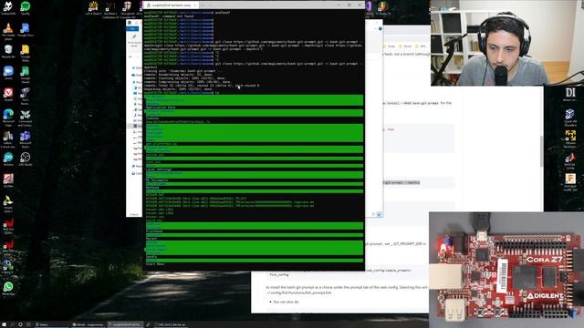 Sample test recording, explaining adding git command prompt. смотреть онлайн