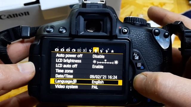 How to Change Language on Canon Eos 650D смотреть онлайн