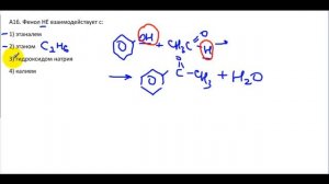 Задание 12. ЕГЭ 2022 по химии (ЕГЭ 2010. Демо. А16. Фенол)