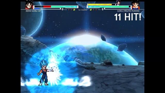Xeno Goku V3 OP (all form) (New) VS Fusion Vegito OP (Goku & Vegeta) in Mugen смотреть онлайн