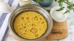 Пшенная каша с яйцом