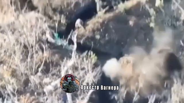 Штурм опорного пункта в посёлке Спорное, вид с коптера!!!