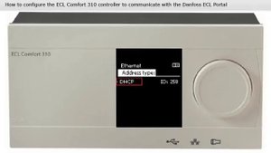 ECL Comfort 310 Configuration for ECL Portal
