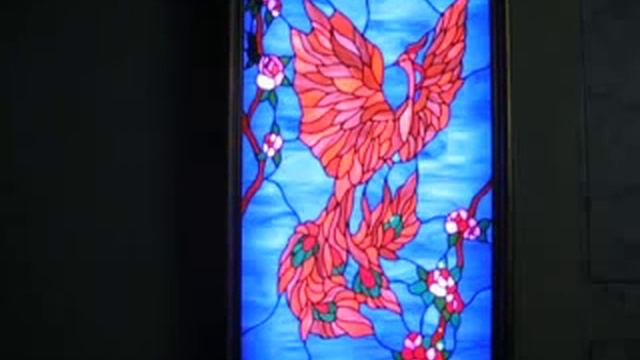 Витражи Подсветка витража Жар птица смотреть онлайн