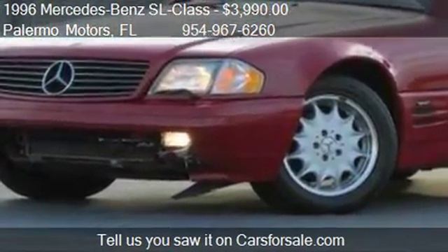 1996 Mercedes-Benz SL-Class SL500 Roadster for sale in Miram смотреть онлайн