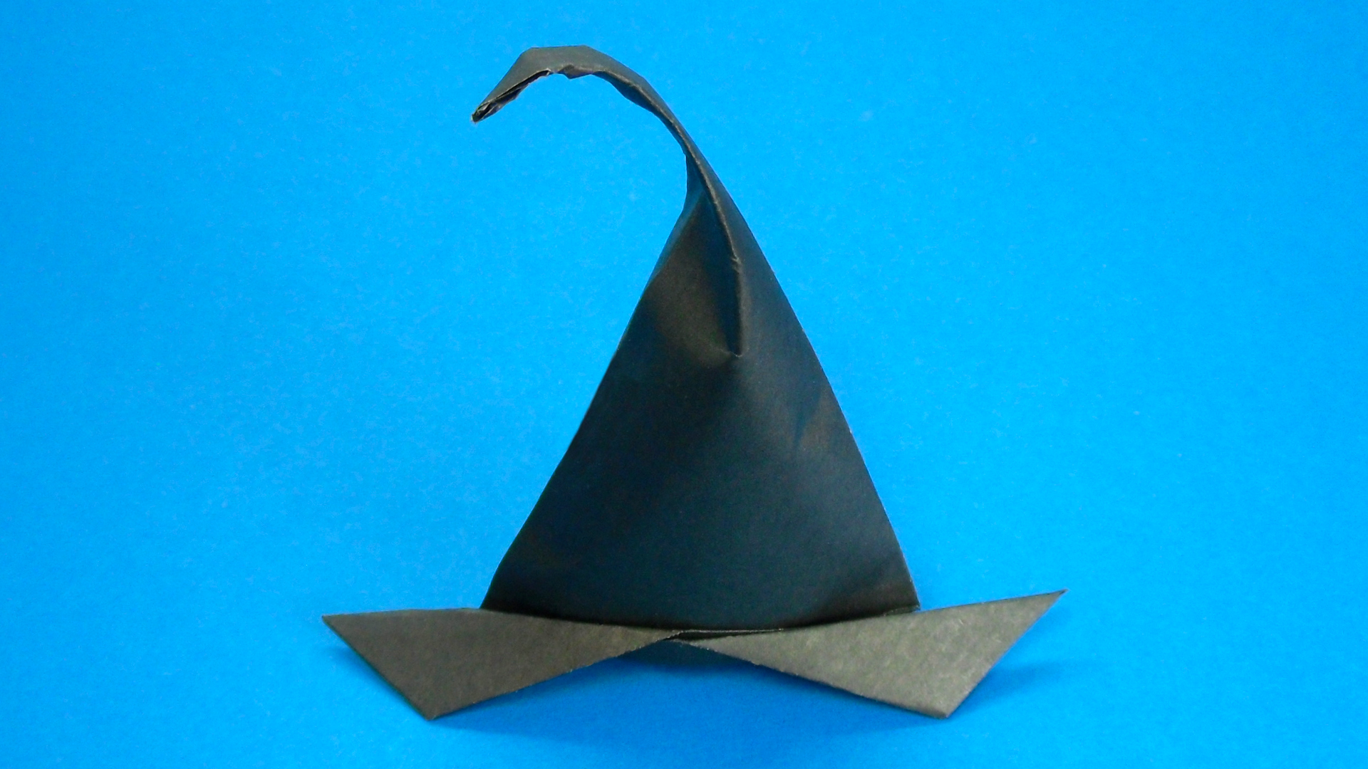 Как сделать Шляпу Ведьмы из бумаги | Оригами Шляпа Ведьмы своими руками | Бумажный Головной Убор