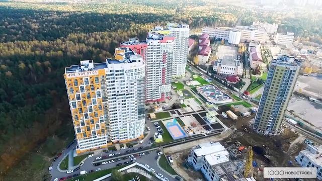 ЖК "Крылатский" (аэровидеосъемка от 24 октября 2017)