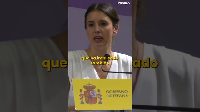 Irene Montero, contra la ola reaccionaria: "Somos más quienes defendemos los derechos LGTBI"