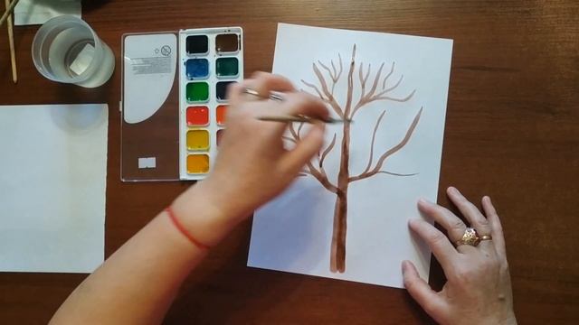 Рисование. Урок №2 - Рисование мятой бумагой
