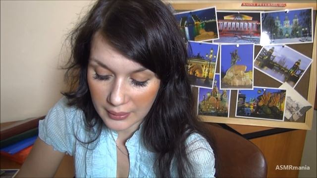 ASMR/АСМР (HD. English): Tourist agency. Excursion. Russia. St.Petersburg. (Турагентство. Спб.)