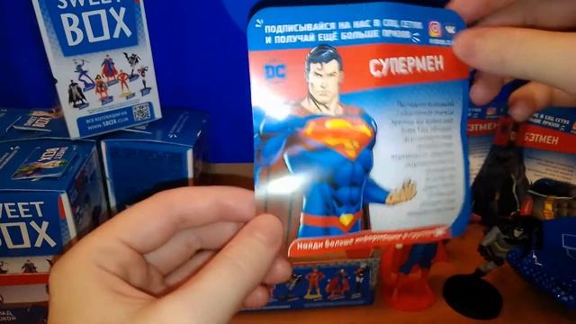 Обзор и распаковка свитбоксов по DC: Justice League Лига справедливости Sweetbox