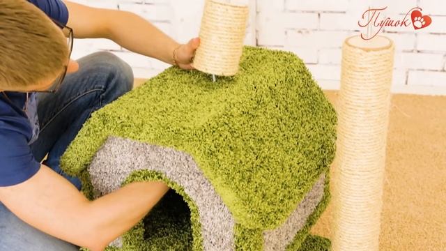 Процесс сборки комплекса "Конура на ножках" смотреть онлайн