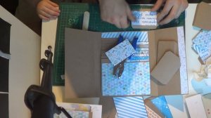 Мастер класс миник фотопапка\мужской скрапбукинг\DIY