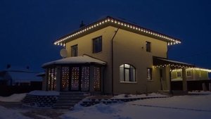 Декоративное освещение загородного дома