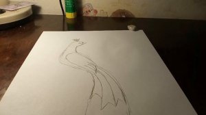 Как нарисовать павлина простой способ!!!! ????