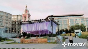 Биржевая площадь, Зарядье. 12 августа, прогулка